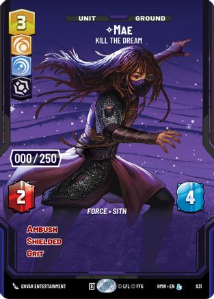 Mae - Kill the Dream (Serialized) | Foil (931)  [Homeworlds]