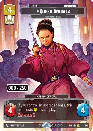 Queen Amidala - Retaking Theed (Serialized) | Foil (944)  [Homeworlds]