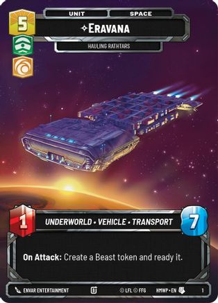 Eravana - Hauling Rathtars |  (1)  [Homeworlds Weekly Play Promos]