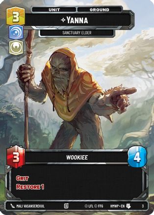 Yanna - Sanctuary Elder |  (3)  [Homeworlds Weekly Play Promos]