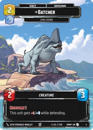Batcher - Loyal Hound |  (4)  [Homeworlds Weekly Play Promos]