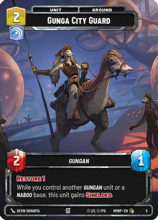 Gunga City Guard |  (5)  [Homeworlds Weekly Play Promos]