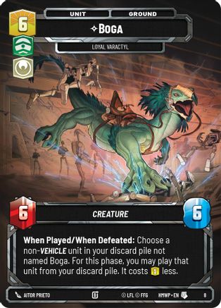 Boga - Loyal Varactyl |  (8)  [Homeworlds Weekly Play Promos]