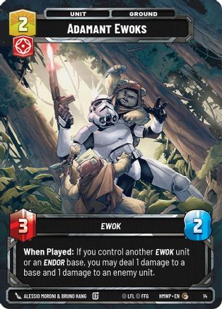 Adamant Ewoks |  (14)  [Homeworlds Weekly Play Promos]