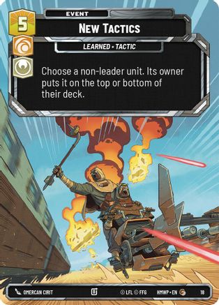 New Tactics |  (18)  [Homeworlds Weekly Play Promos]