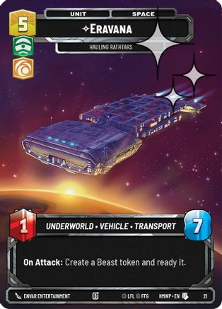 Eravana - Hauling Rathtars (Foil) | Foil (21)  [Homeworlds Weekly Play Promos]