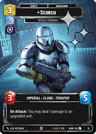 Scorch - Imperial Commando (Foil) | Foil (22)  [Homeworlds Weekly Play Promos]