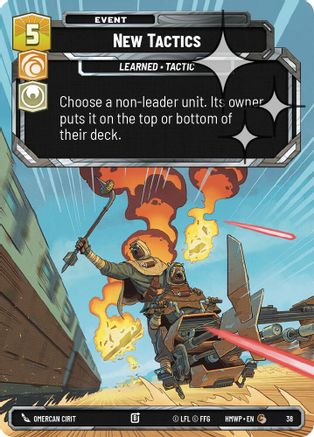 New Tactics (Foil) | Foil (38)  [Homeworlds Weekly Play Promos]
