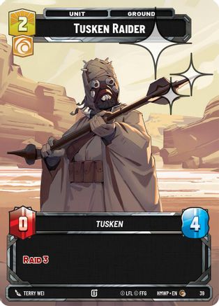 Tusken Raider (Foil) | Foil (39)  [Homeworlds Weekly Play Promos]