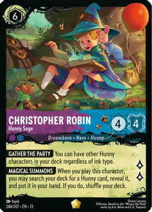 Christopher Robin - Hunny Sage | Cold Foil (246/207) [Illumineers Quest The Great Hunny Rescue]