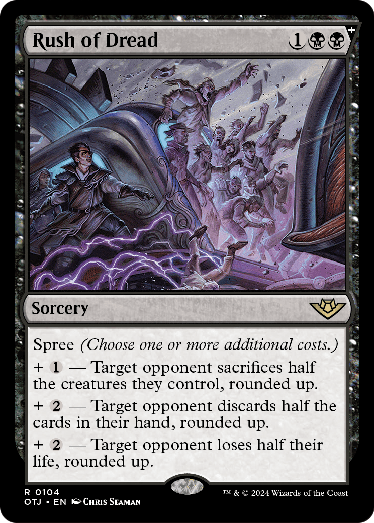 Rush of Dread [Outlaws of Thunder Junction] Foil