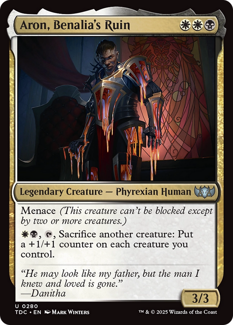 Aron, Benalia's Ruin (280) [Commander: Tarkir: Dragonstorm]