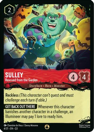 Sulley - Rescued from the Garden |  (4/37) [Illumineers Quest The Great Hunny Rescue]