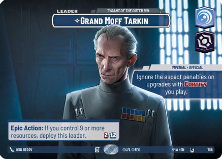 Grand Moff Tarkin - Tyrant of the Outer Rim (Showcase) | Foil (786)  [Homeworlds]