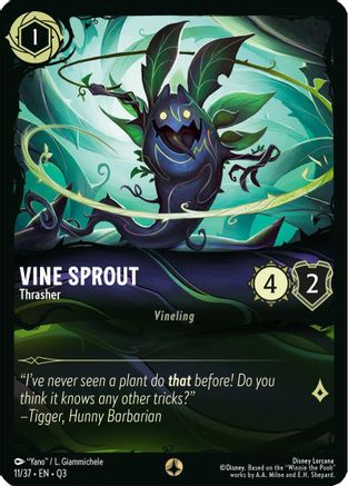 Vine Sprout - Thrasher |  (11/37) [Illumineers Quest The Great Hunny Rescue]