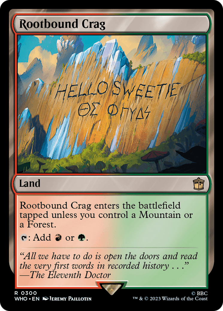 Rootbound Crag [Doctor Who] Foil