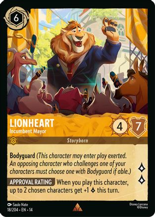 Lionheart - Incumbent Mayor |  (18/204) [Hyperia City]