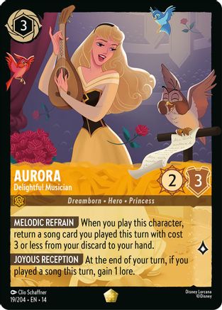 Aurora - Delightful Musician | Cold Foil (19/204) [Hyperia City]