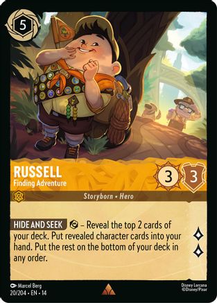 Russell - Finding Adventure | Cold Foil (20/204) [Hyperia City]