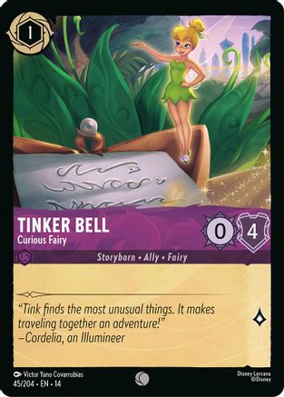Tinker Bell - Curious Fairy | Cold Foil (45/204) [Hyperia City]