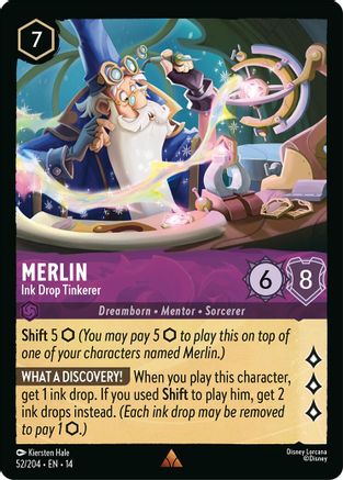 Merlin - Ink Drop Tinkerer |  (52/204) [Hyperia City]