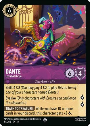 Dante - Loyal Alebrije | Cold Foil (54/204) [Hyperia City]