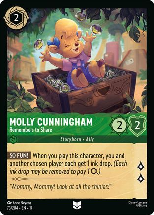 Molly Cunningham - Remembers to Share | Cold Foil (73/204) [Hyperia City]