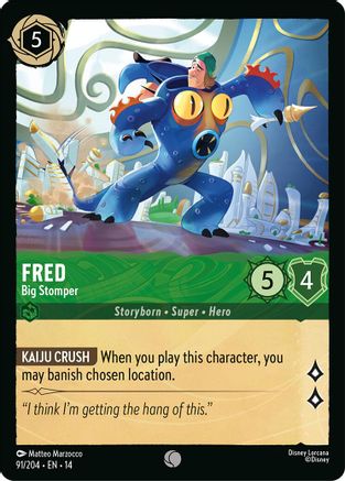 Fred - Big Stomper | Cold Foil (91/204) [Hyperia City]