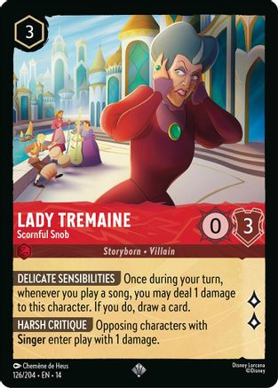 Lady Tremaine - Scornful Snob | Cold Foil (126/204) [Hyperia City]