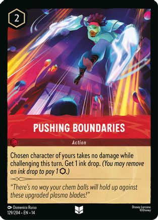 Pushing Boundaries | Cold Foil (129/204) [Hyperia City]