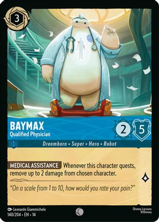 Baymax - Qualified Physician | Cold Foil (140/204) [Hyperia City]