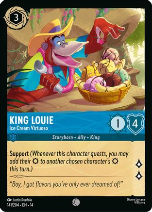King Louie - Ice Cream Virtuoso | Cold Foil (141/204) [Hyperia City]