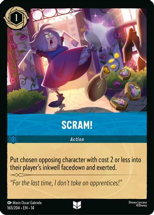 Scram! | Cold Foil (165/204) [Hyperia City]