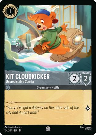 Kit Cloudkicker - Unpredictable Courier | Cold Foil (174/204) [Hyperia City]
