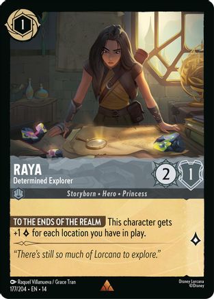 Raya - Determined Explorer | Cold Foil (177/204) [Hyperia City]