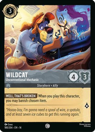 Wildcat - Unconventional Mechanic | Cold Foil (180/204) [Hyperia City]