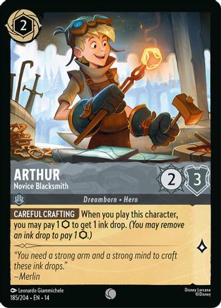 Arthur - Novice Blacksmith | Cold Foil (185/204) [Hyperia City]
