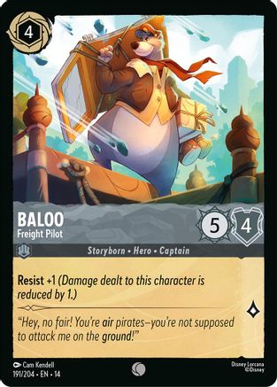 Baloo - Freight Pilot | Cold Foil (191/204) [Hyperia City]