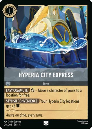 Hyperia City Express | Cold Foil (201/204) [Hyperia City]