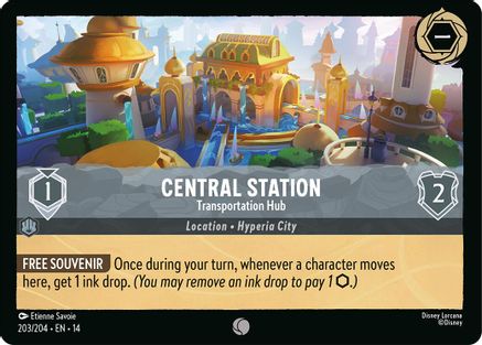 Central Station - Transportation Hub | Cold Foil (203/204) [Hyperia City]