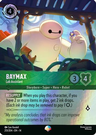 Baymax - Lab Assistant (Epic) | Holofoil (213/204) [Hyperia City]