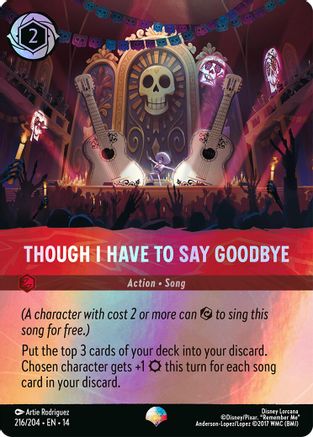 Though I Have to Say Goodbye (Epic) | Holofoil (216/204) [Hyperia City]