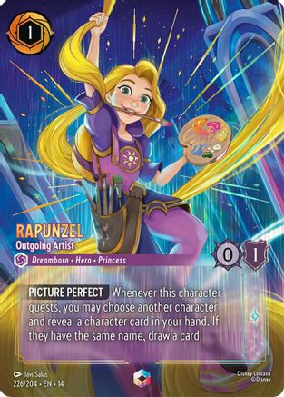 Rapunzel - Outgoing Artist (Enchanted) | Holofoil (226/204) [Hyperia City]
