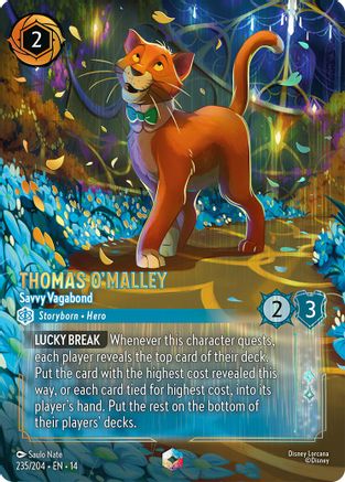 Thomas O'Malley - Savvy Vagabond (Enchanted) | Holofoil (235/204) [Hyperia City]