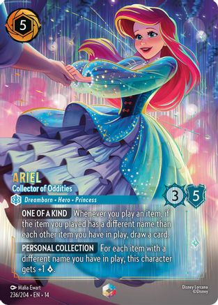 Ariel - Collector of Oddities (Enchanted) | Holofoil (236/204) [Hyperia City]