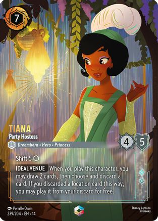 Tiana - Party Hostess (Enchanted) | Holofoil (239/204) [Hyperia City]