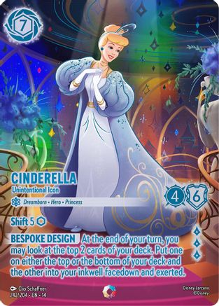 Cinderella - Unintentional Icon (Iconic) | Holofoil (242/204) [Hyperia City]