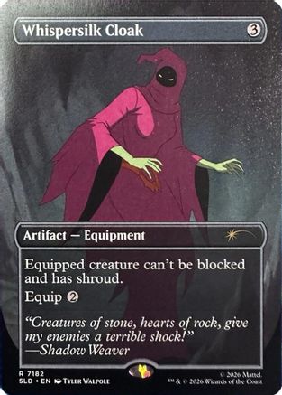 Whispersilk Cloak (7182) |  (7182) [Secret Lair Drop Series]