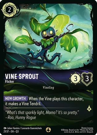 Vine Sprout - Flicker |  (21/37) [Illumineers Quest The Great Hunny Rescue]