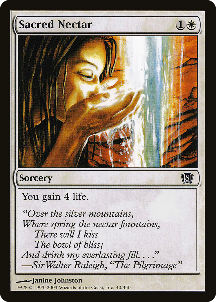 Sacred Nectar [Eighth Edition] Foil
